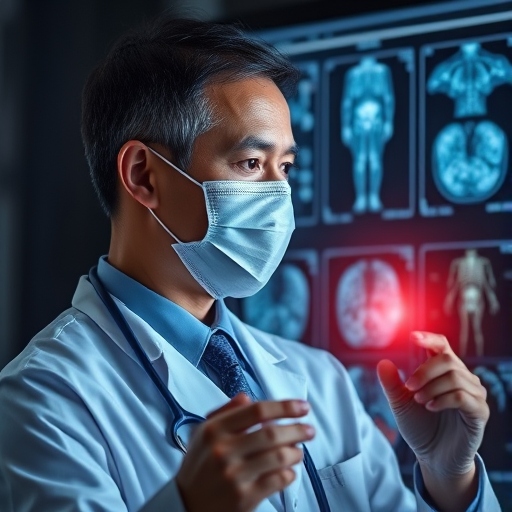 a couple of blue boxes sitting on top of a table